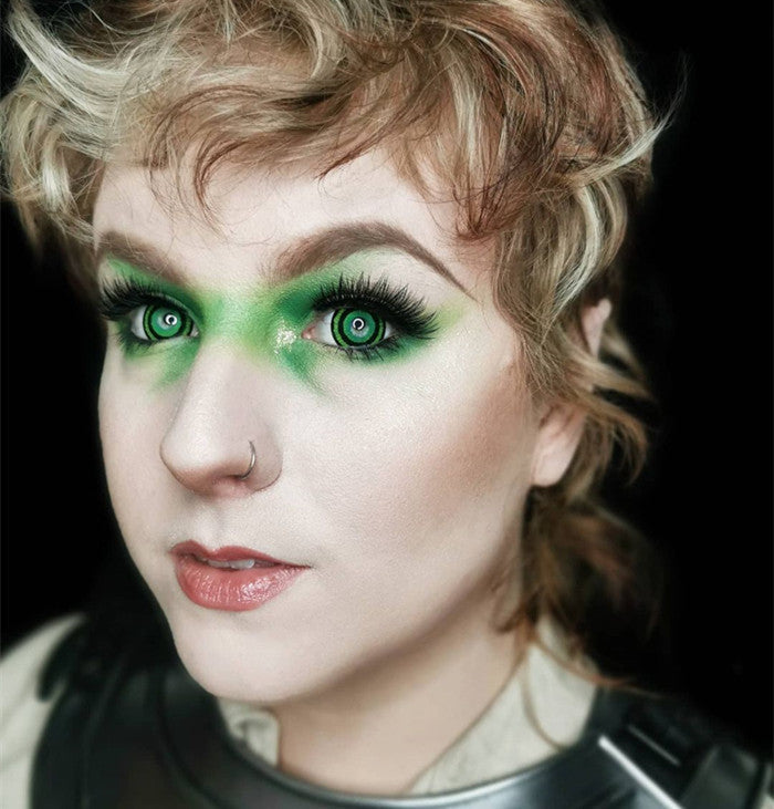 Green Goblin Mini Sclera Contacts - PsEYEche