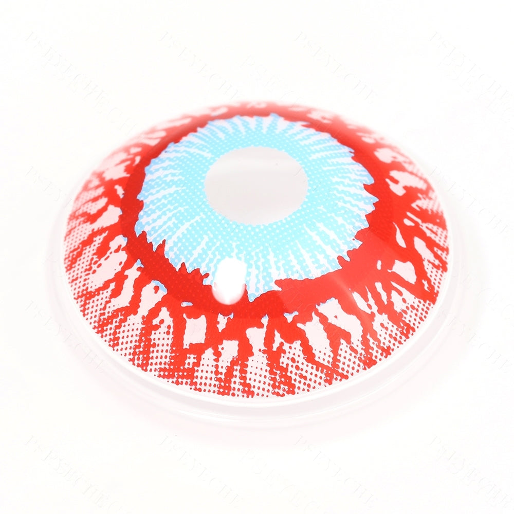 Junji Ito Bloodshot Infected Zombie Sclera Contacts - PsEYEche