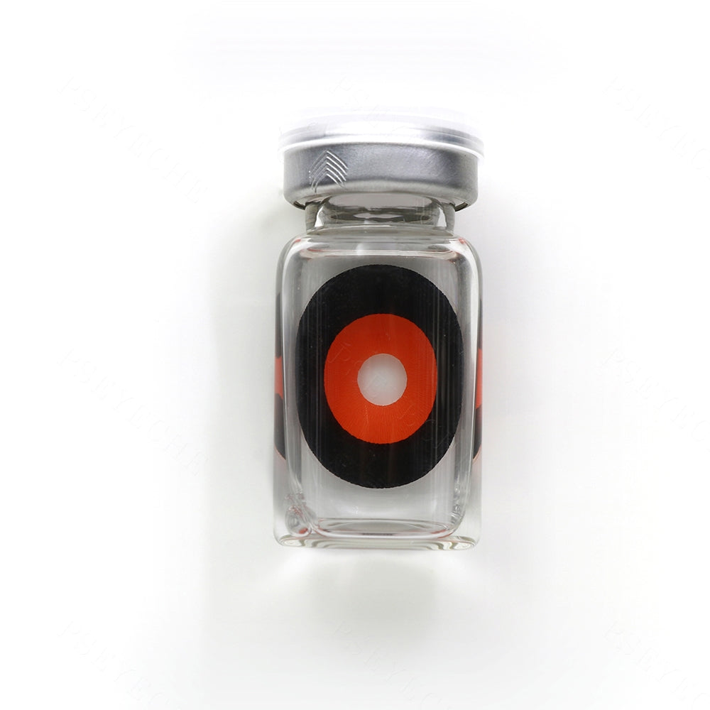 Black and Orange Sclera Contacts - PsEYEche