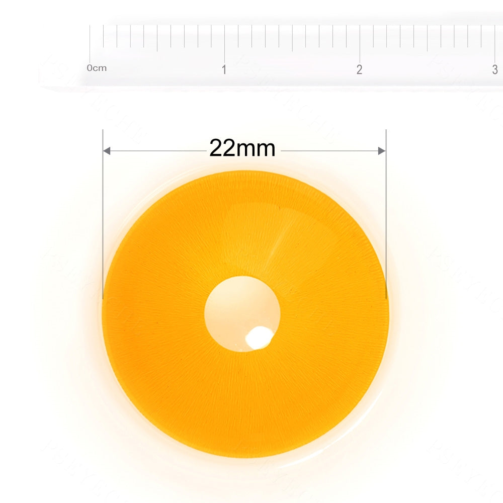 Orange Sclera Contacts - PsEYEche