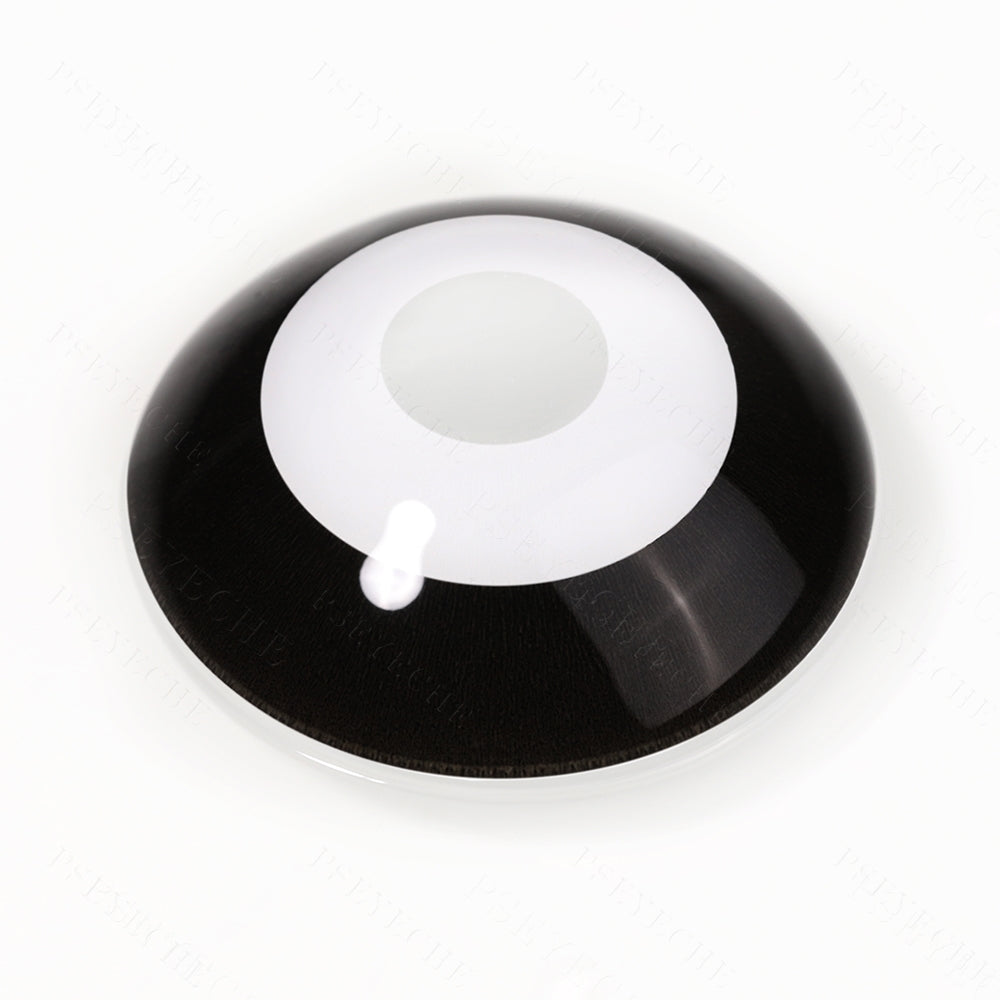 Vampire Black And White Sclera Contacts - PsEYEche
