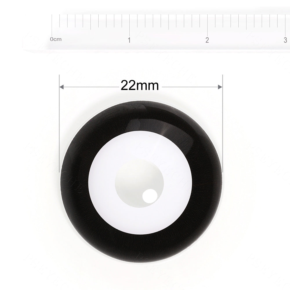 Vampire Black And White Sclera Contacts - PsEYEche