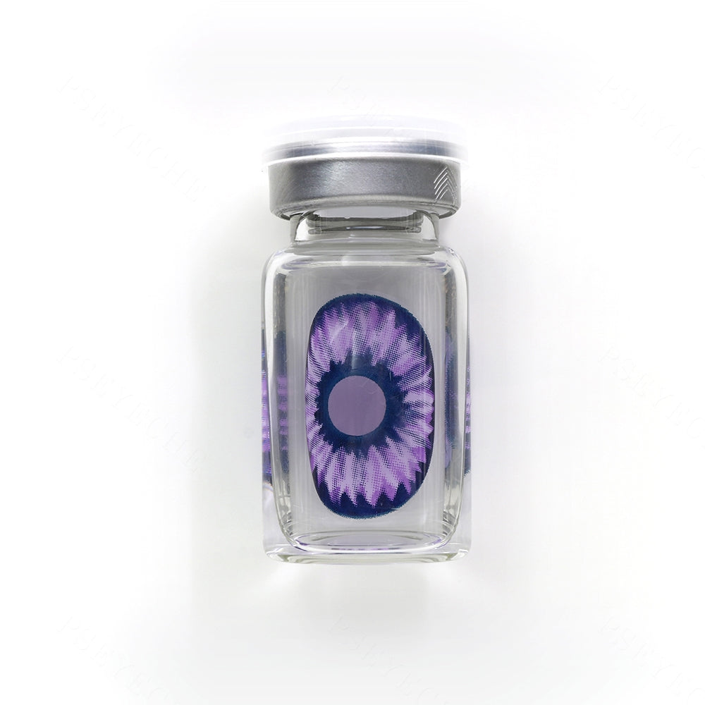 Purple Snowy Night Sclera Contacts - PsEYEche