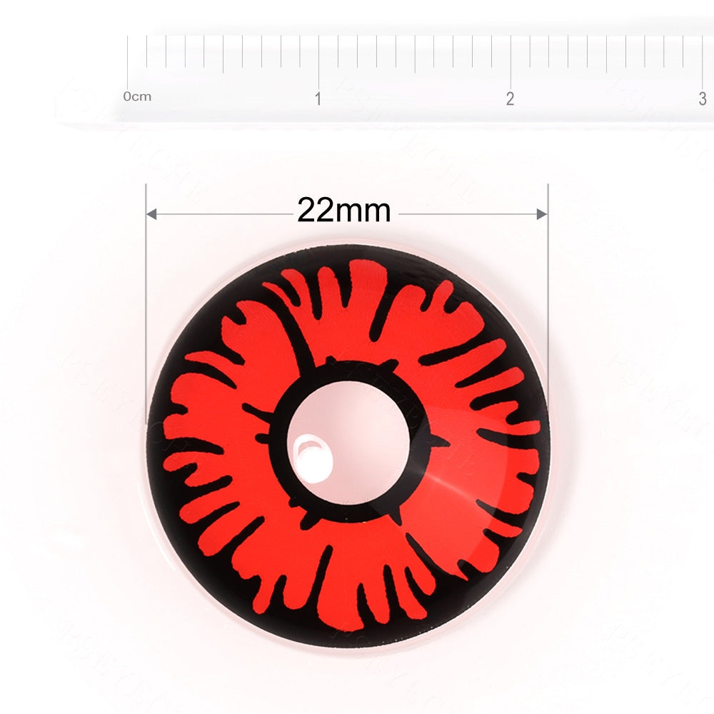 Red Demon Sclera Contacts - PsEYEche