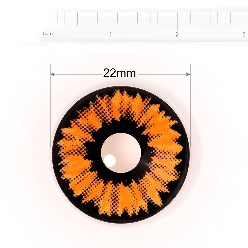Radioactive Sclera Contacts - PsEYEche