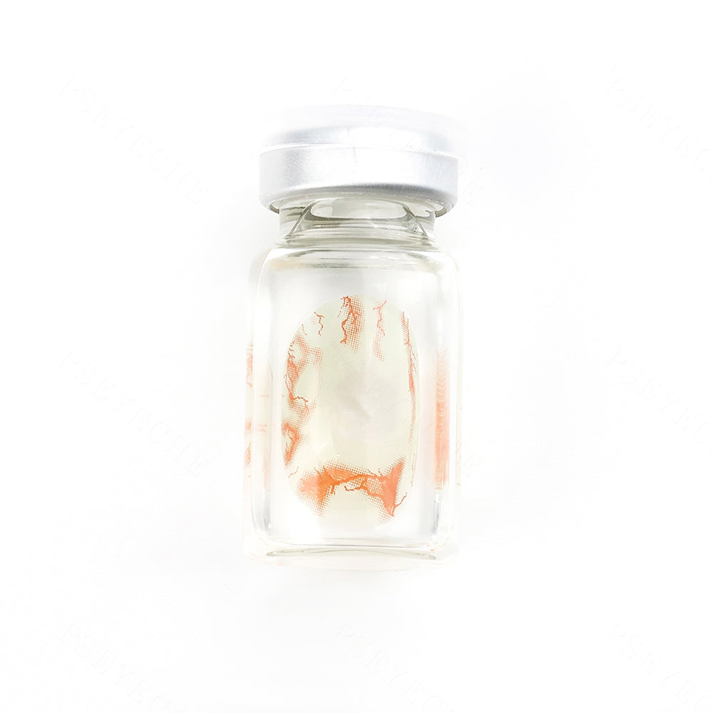 Red And Yellow Mottled Sclera Contacts - PsEYEche