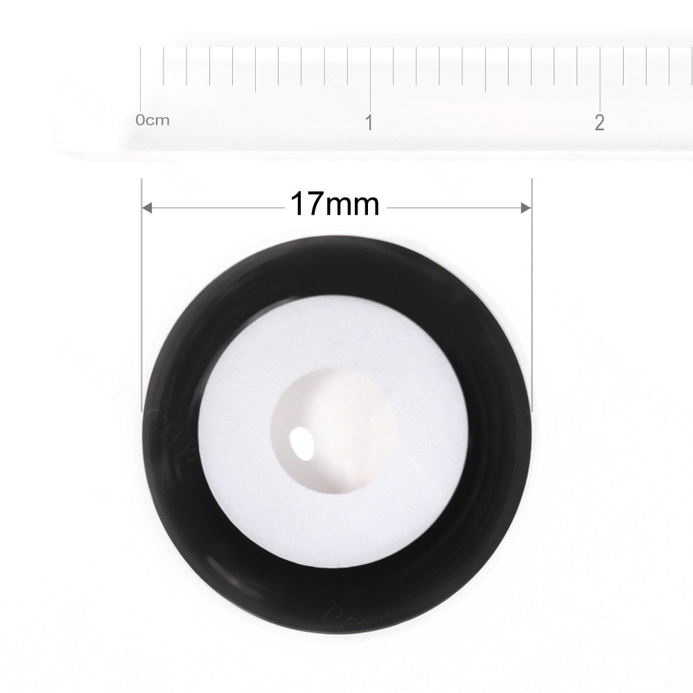 Black And White Mini Sclera Contacts - PsEYEche