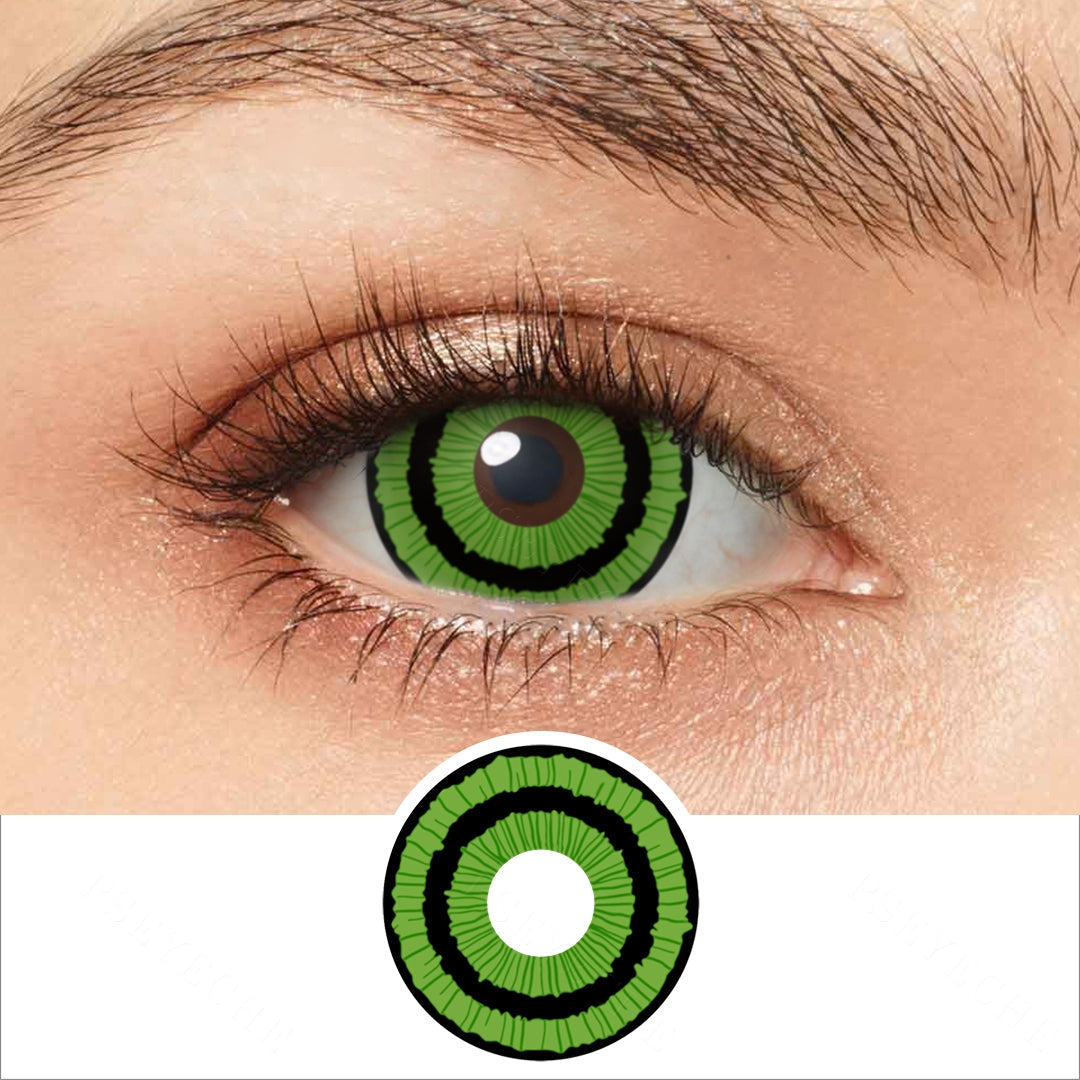 Green Goblin Mini Sclera Contacts - PsEYEche