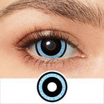 Black And Blue Mini Sclera Contacts - PsEYEche