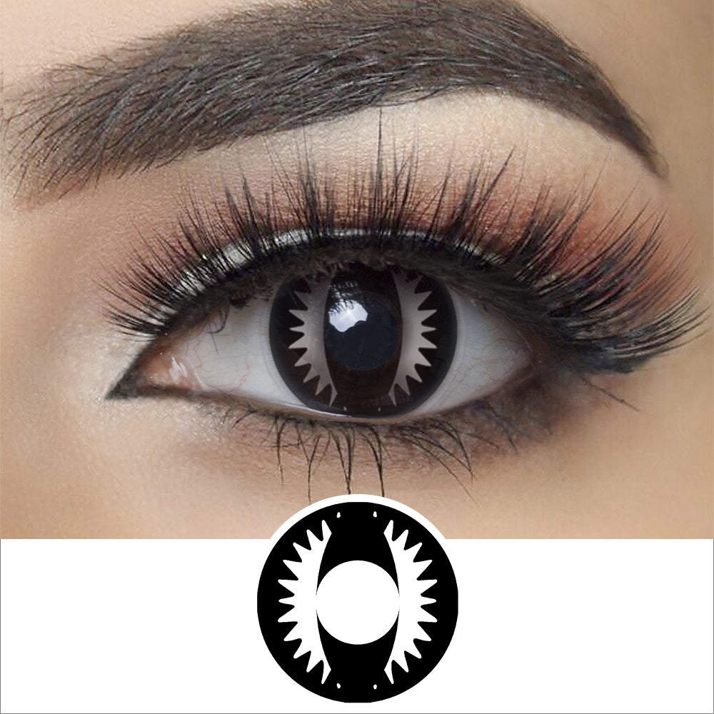 Black Dragon Eye Halloween Contacts
