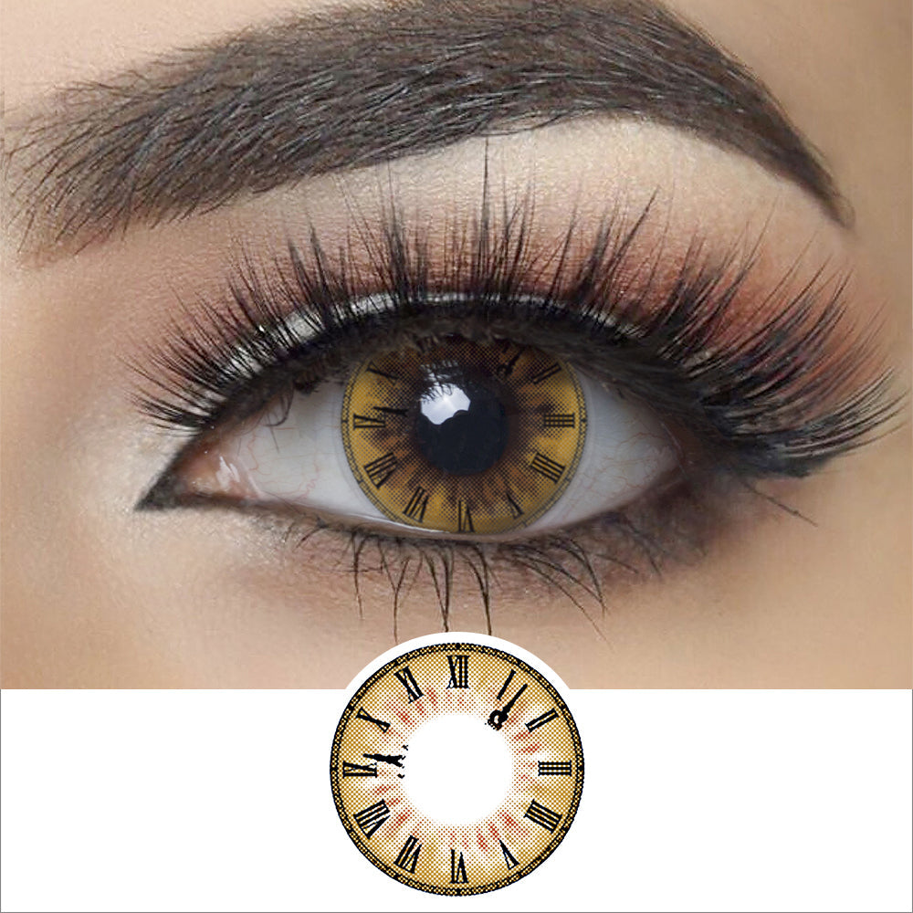Roman Clock Halloween Contacts