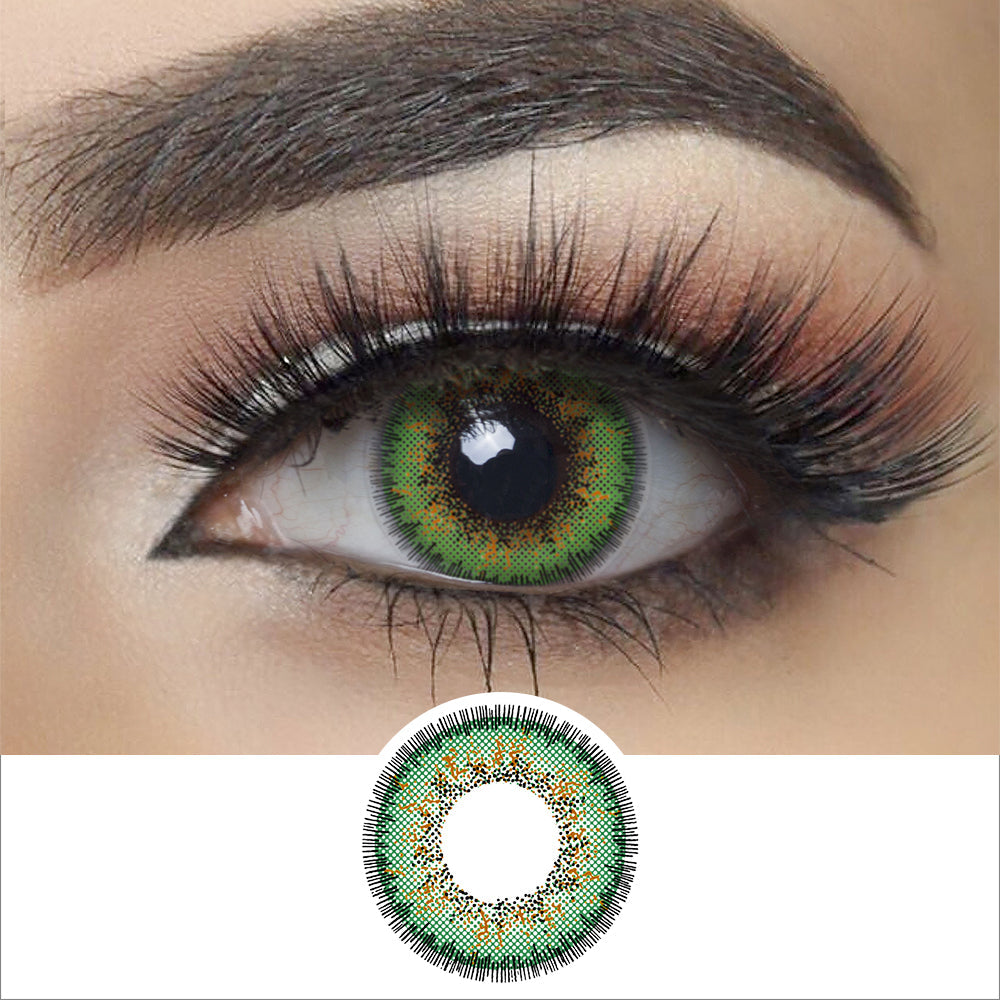 Envy Green Halloween Contacts