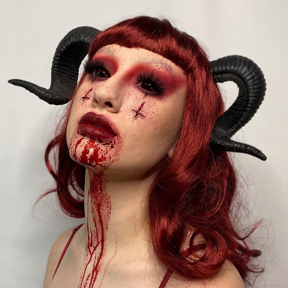 Redlash Black Sclera Contacts - PsEYEche