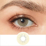 ocean jade green colored contacts wearingΒ effect drawing and plan lens