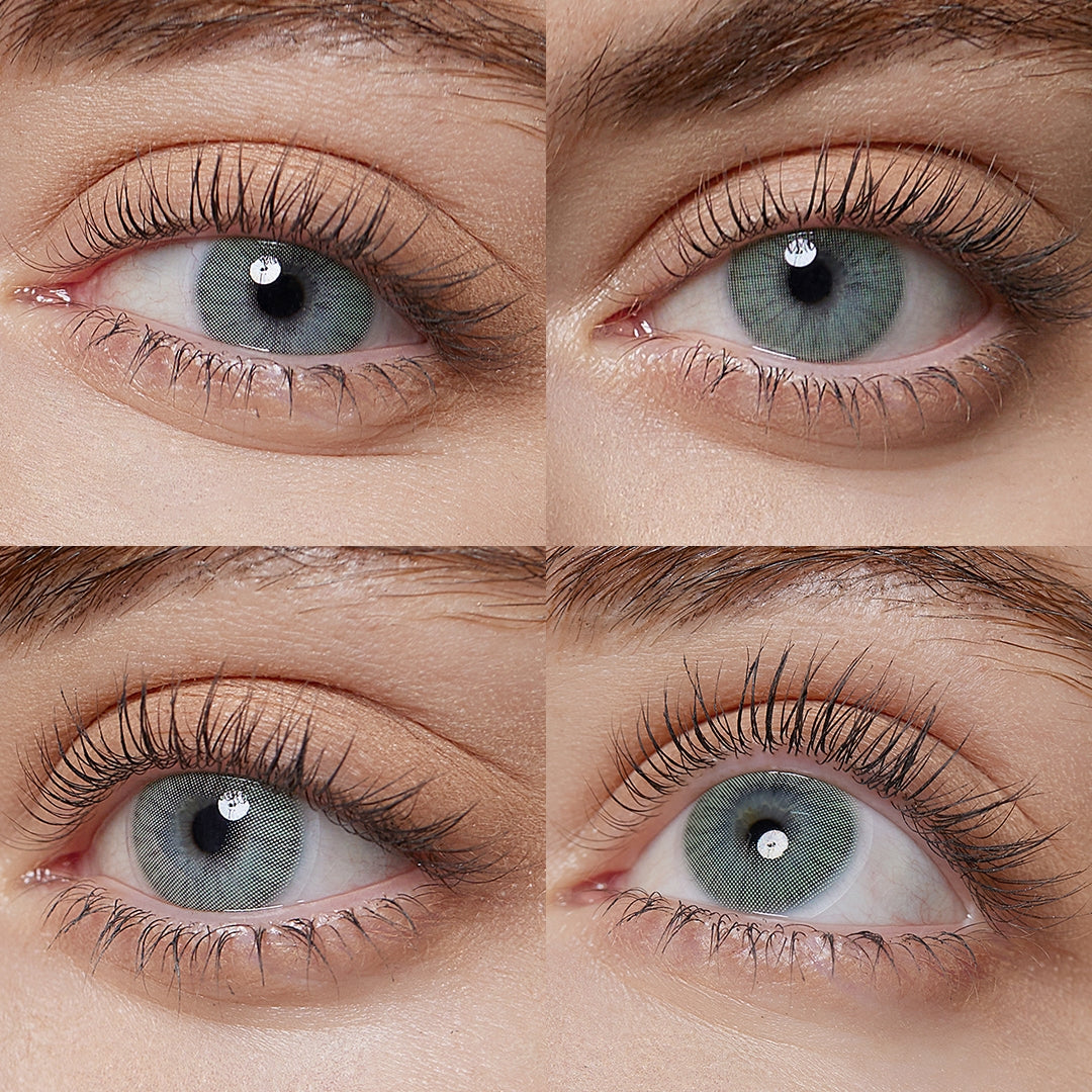 rio copacabana green colored contacts wearingΒ effect drawing from different angle