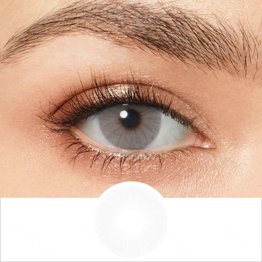rio parati gray colored contacts wearingΒ effect drawing and plan lens