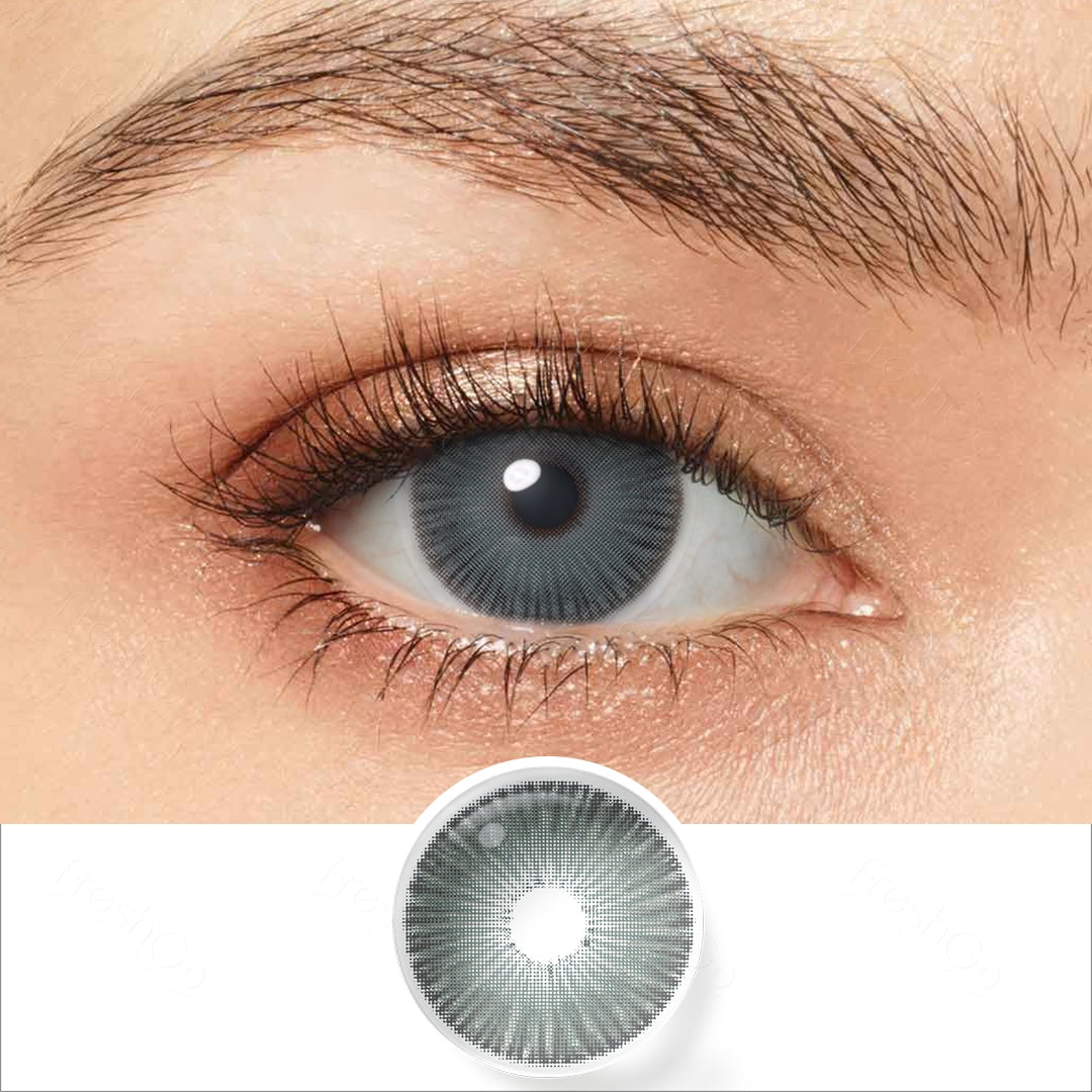 fiesta gray colored contacts wearing effectΒ drawing and plan lens