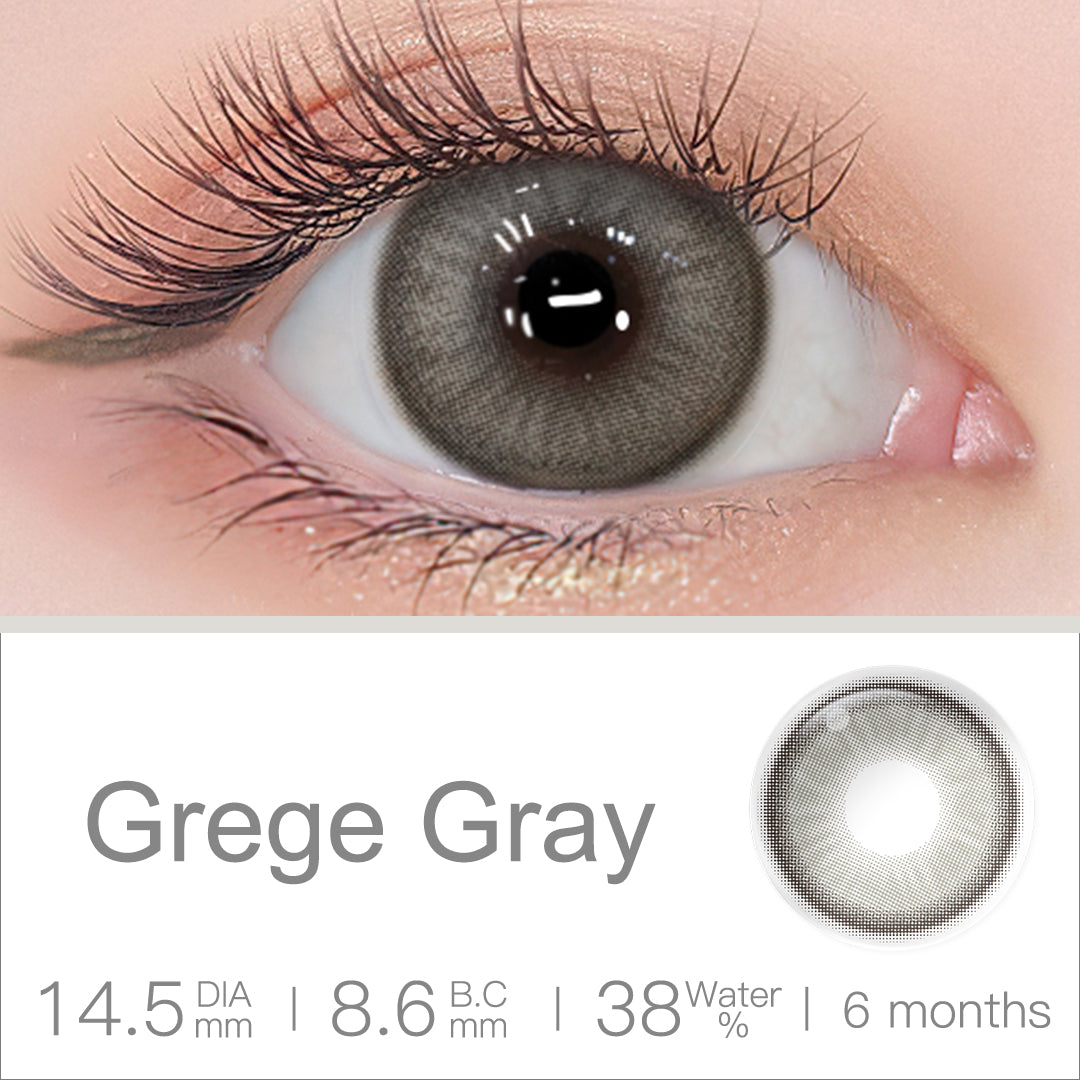 Luna Grege Gray Coloured Contacts