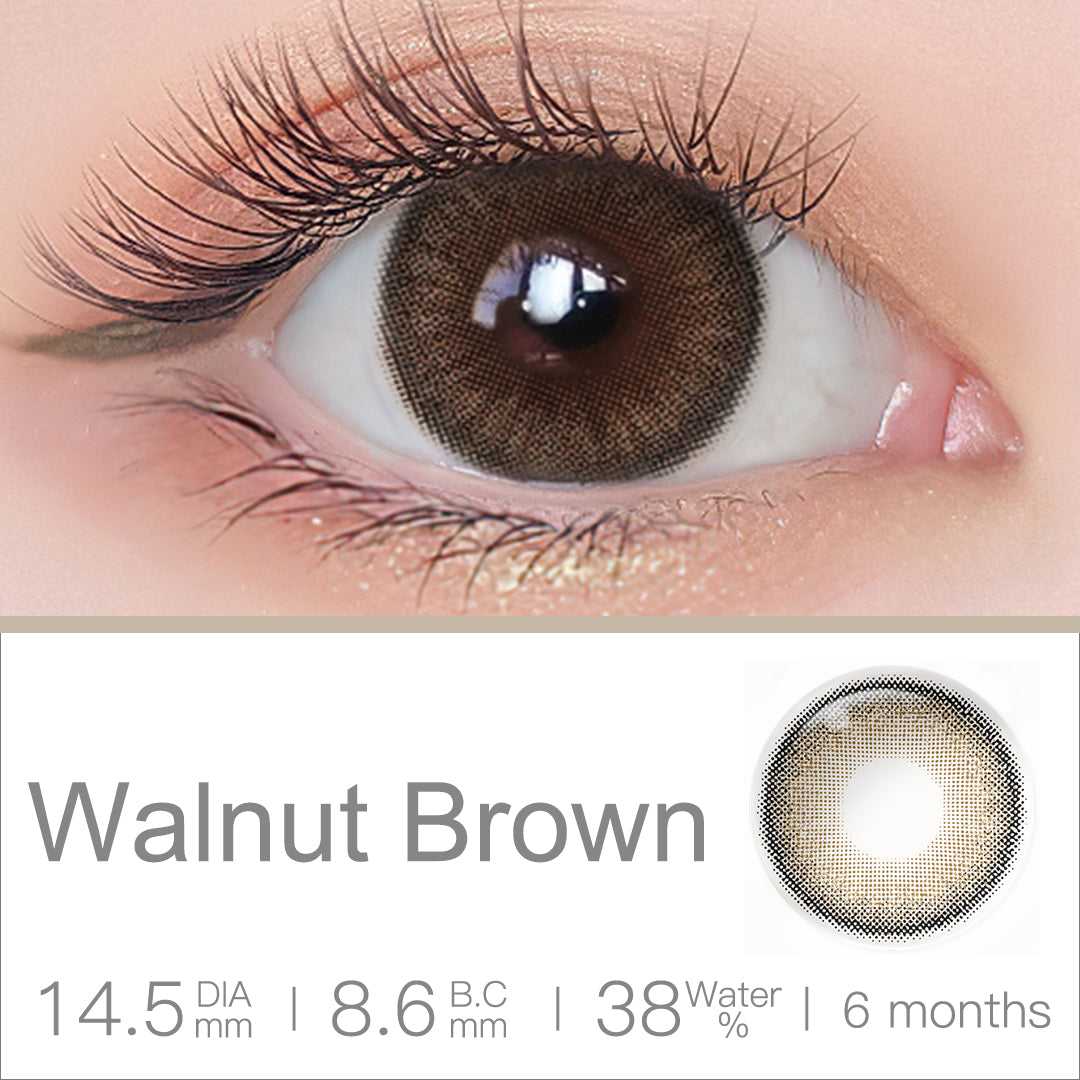 Bunny Walnut Brown Coloured Contacts