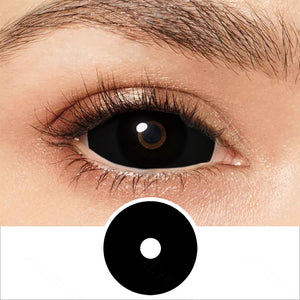 Full Black Sclera Contacts