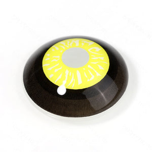 Black And Yellow Sclera Contacts