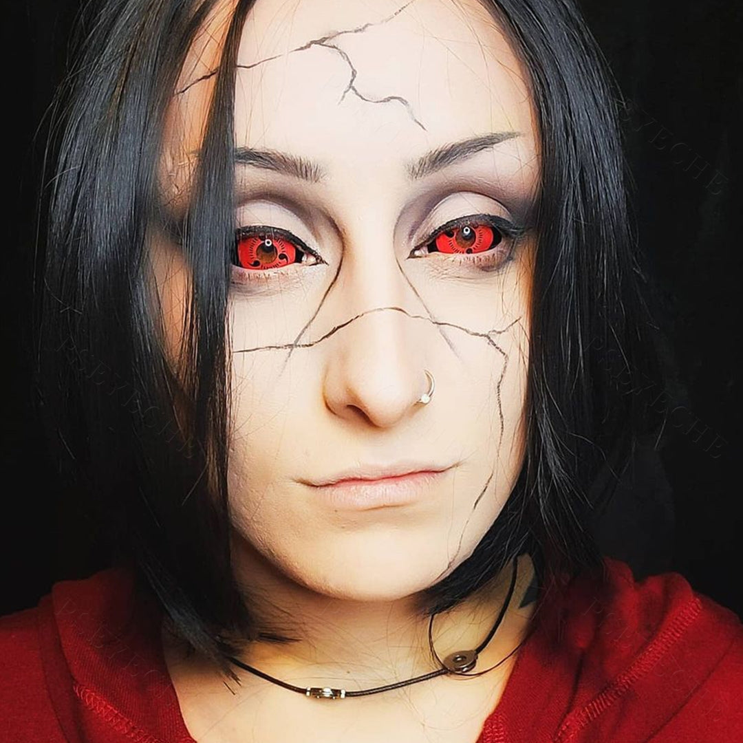 Uchiha Sharingan Sclera Contacts - PsEYEche