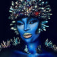 White Walker Black And Blue Sclera Contacts