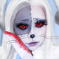 Red Shock Sclera Contacts