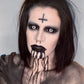 Medusa Black And White Sclera Contacts