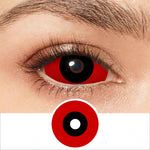Red and Black Sclera Contacts - PsEYEche
