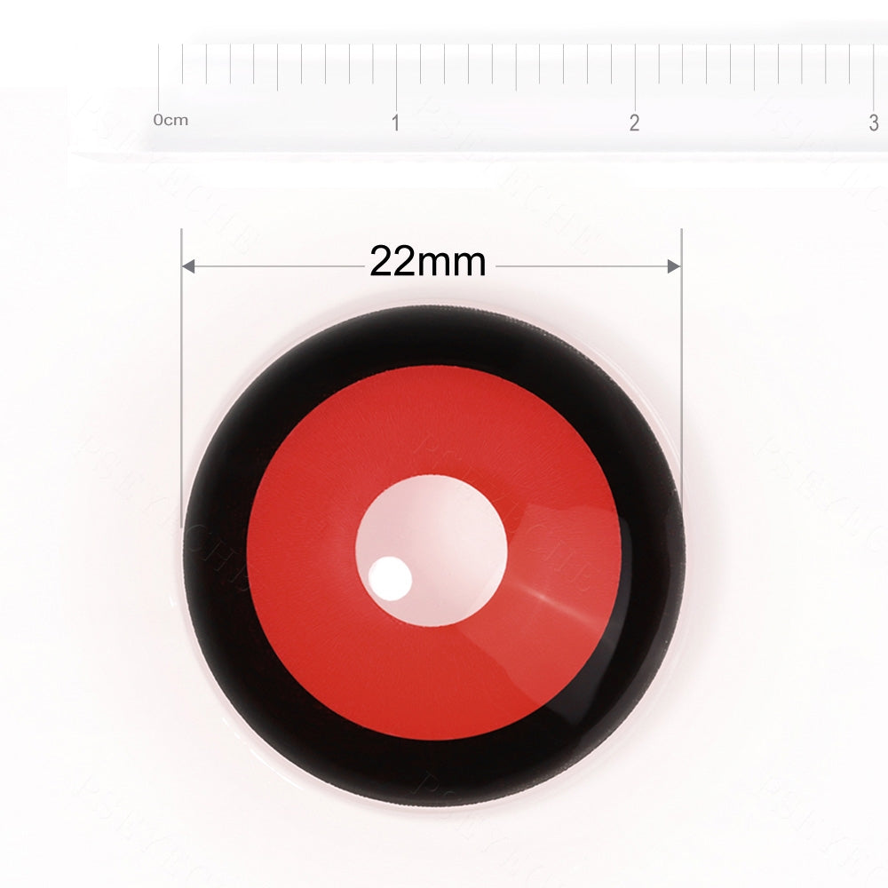 Tokyo Ghoul Black Ring Red Sclera Contacts - PsEYEche