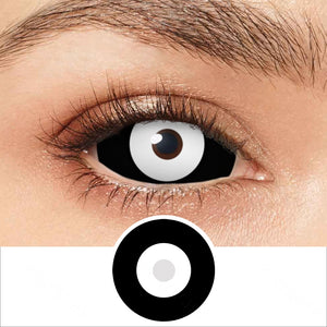Vampire Black And White Sclera Contacts - PsEYEche