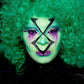 Purple Snowy Night Sclera Contacts