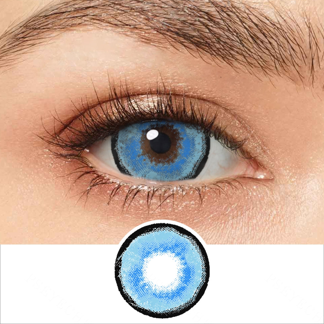 Aquaman Blue Mini Sclera Contacts
