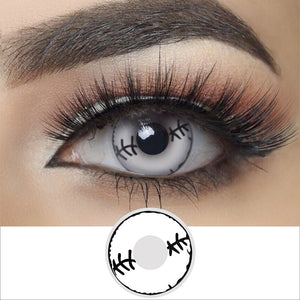 Stitched Mummy Halloween Contacts