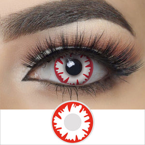 White Demon Halloween Contacts