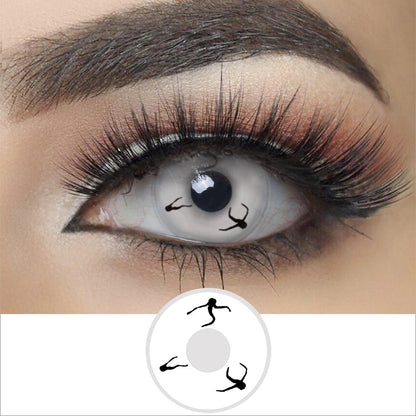Dancer Ghost Halloween Contacts