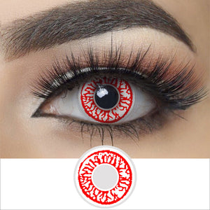 Zombie Head Halloween Contacts