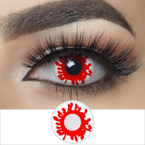 Blood Splat Halloween Contacts