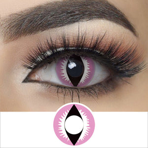 Pink Dragon Eye Halloween Contacts