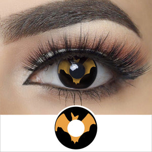 Brown Bat Halloween Contacts