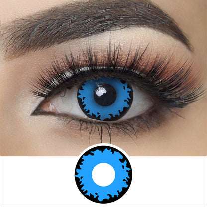 Blue Werewolf Halloween Contacts for Twilight