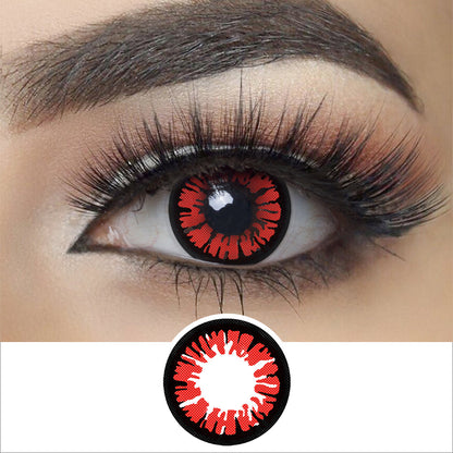 Glamor Red Halloween Contacts