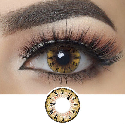 Roman Clock Halloween Contacts