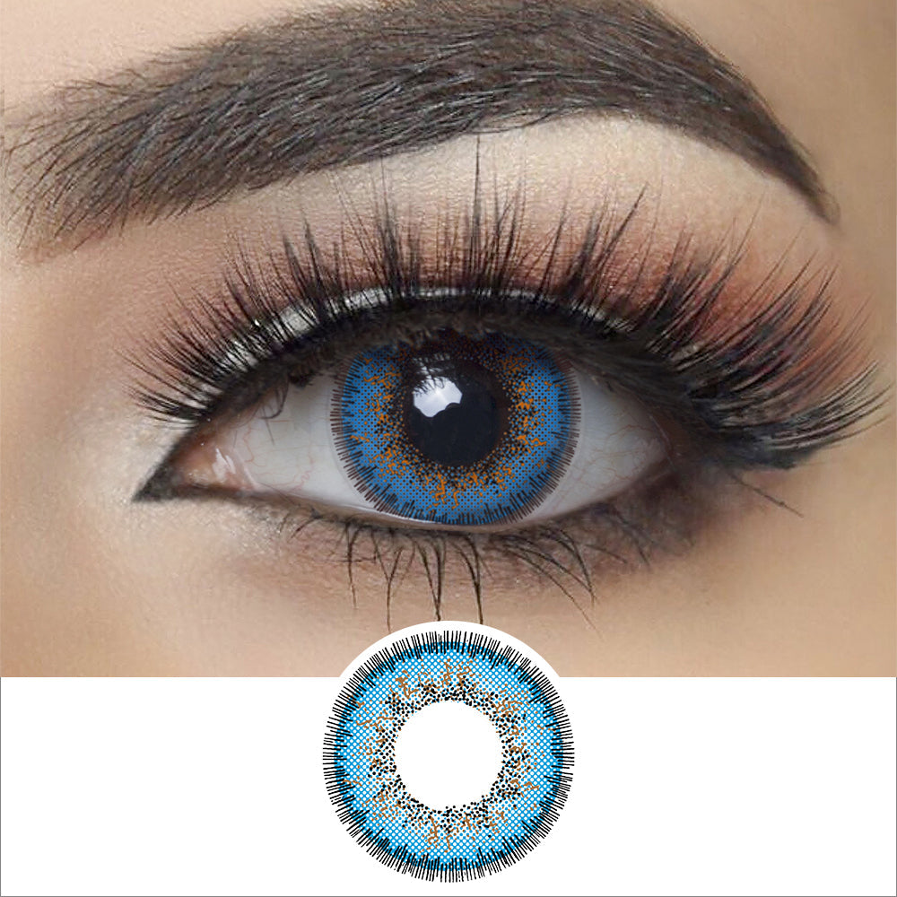 Envy Blue Halloween Contacts
