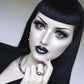 Model are wearing Spider eye Sclera Lenses