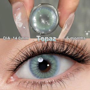 Queen Topaz Coloured Contacts | 6 Months