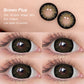 Supersize Brown Plus Coloured Contacts | 6 Months