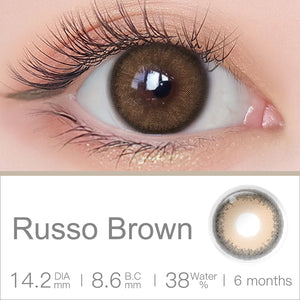 Russo Brown Coloured Contacts