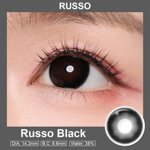 Magister Russo Black Colored Contacts